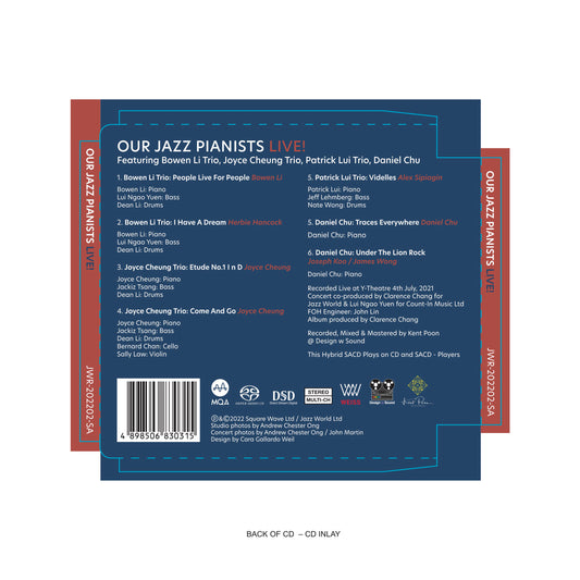 Our Jazz Pianists LIVE! - Hybird SACD/CD